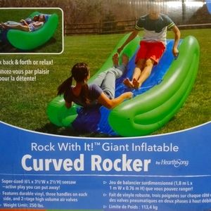 Rock With It ! Giant 6 - foot Inflatable Curved Rocker